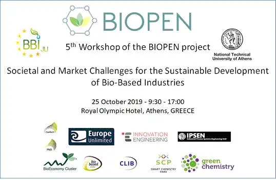 5th BiOPEN workshop on October 25th 2019 Athens, Greece