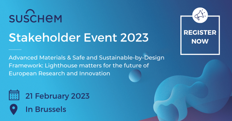 SusChem Stakeholder Event 2023: Register now!